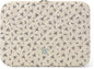 Puffy Laptop Sleeve 13-15.6 Inch Cute Quilted Laptop Protective Case Padded Floral Computer Sleeve for MacBook (A-Black, 13 Inch)