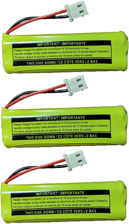 JustGreatDealz Battery BT183482 BT283482 for Vtech Cordless Telephones CS6114 CS6409 CS6419 DS6401 DS6421 DS6422 DS6423 DS6424 DS6425 DS6426 DS6472 LS6405 LS6425 LS6426 LS6475 LS6476 (3-Pack)