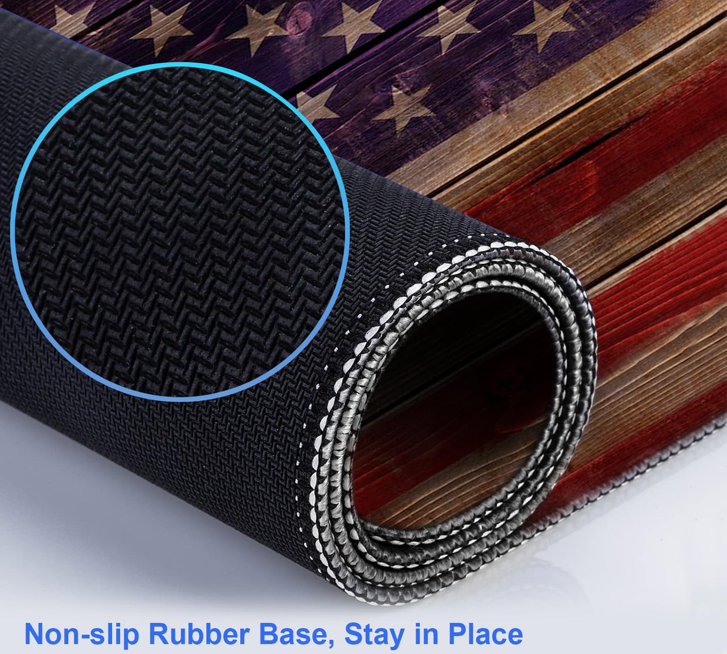 American Flag Gaming Mouse Pad, Suitable for Office and Study Keyboard Pads
