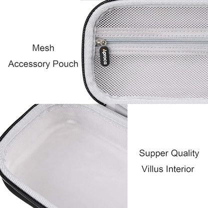 Aproca Portable Case Compatible with Canon ImageFORMULA R10 / ImageFORMULA P-215II Portable Document Scanner, Storage Hard Bag - Black (Case Only)