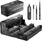 Precision Screwdriver Set with 21 Kinds of 160 Magnetic Bits, JAKEMY Multi-Bits Professional Laptop Screwdriver Repair Kit for Most Electronic Devices, Watch, Xbox, Console, Glasses, Doorbell, DIY