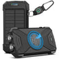 BLAVOR Solar Power Bank 10,000mAh Portable Wireless Charger for Cell Phones