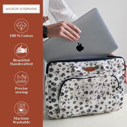 Maison d' Hermine Laptop Bag with Front Pocket Upto 15.5 inch Laptop Tablet
