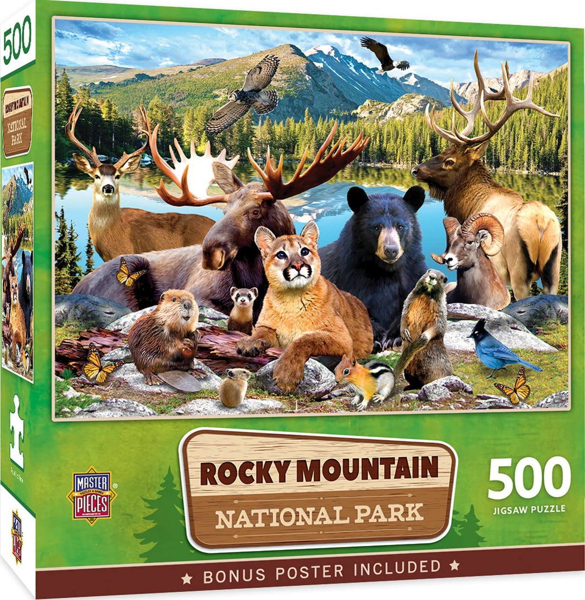 MasterPieces 500 Pieces Jigsaw Puzzle for Adults, Family, Or Youth - Yellowstone National Park - 15"x21"
