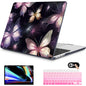Mektron for 2026 MacBook Air 13-inch M5 Laptop Case A3449 with 13.6-inch Liquid Retina Display Fits 2025 A3240 M4 2024 A3113 M3 2023 A2681 M2 Printed Shell for MacBook Air 13.6", Dahlia Flower C035