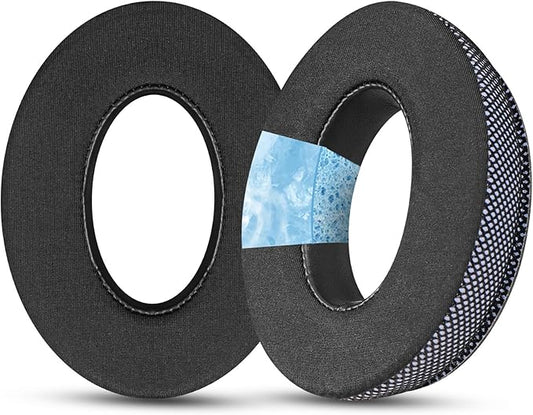 Ice Gel Headphones Replacement Ear Pads for Bose qc45 Replacement Ear Pads - qc35&qc35 ii Replacement Ear pads/qc25 Replacement Ear Pads - Black/Purple