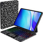 Keyboard Case for iPad Air 11 inch M2/M3 & iPad Pro 11 inch (1st/2nd/3rd/4th Generation) & iPad Air 4th/5th Gen 10.9" Magic Magnetic Keyboard Case with Multi-Trackpad 7 Color Backlit (Black)