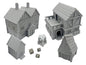 Paintable Tabletop Miniature Little Town Building Terrains - 18mm Scale Dioramas Building Set Scenery with Medieval Architecture Style by HAUTICO (HVillageHouses4-1)