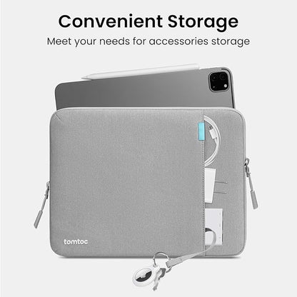 tomtoc 360 Protective Tablet Sleeve for iPad Pro 11-inch (M4/4th/3rd/2nd/1st Gen), iPad Air 11-inch (M3/M2) 2025 with Magic Keyboard/Smart Keyboard Folio, iPad (A16)11-in, Water-Resistant Tablet Case