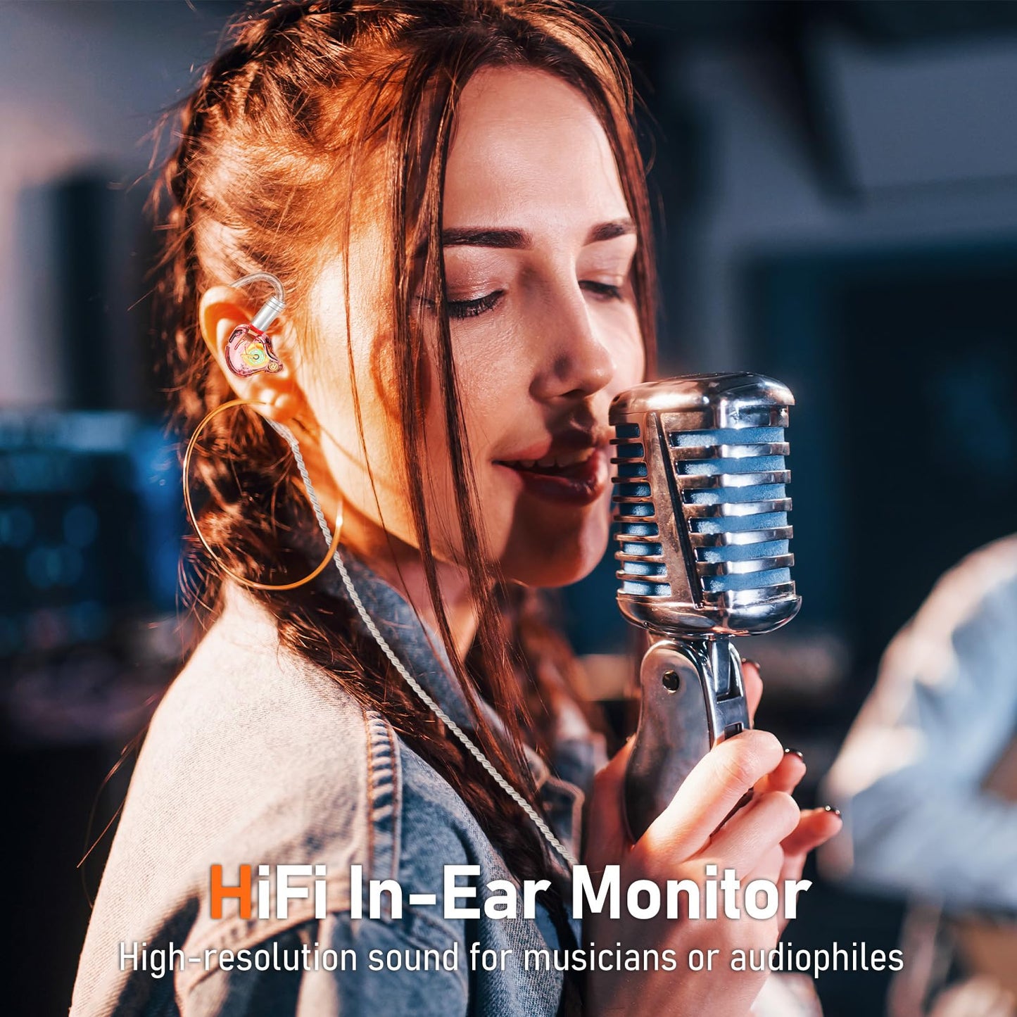 Audiovance Vibes 202 HiFi Wired Earbuds, IEM in-Ear Monitor Headphones