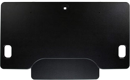Rocelco 46" Large Height Adjustable Standing Desk Converter with Double Monitor Mount Stand BUNDLE - Quick Sit Stand Up Computer Workstation Riser - Retractable Keyboard Tray - Black (R DADRB-46-DMS)