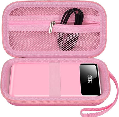 Portable Bank Charger Case for SABANI for Charmast for OHOVIV for VRURC for YILANS for CFIAI for LOVELEDI for RGVOTA for Miday for RONEGN for POIYTL for IAPOS Fast Charging Battery (Pink)