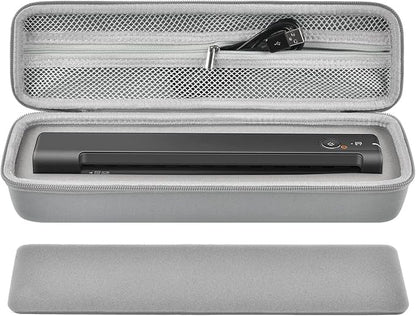 Case Compatible with Epson Workforce ES-50/ ES-60W/ ES-55R/ ES-65WR/ DS-30/ DS-70/ DS-80W Portable Sheet-Fed Document Scanner, Storage for Epson Scanner for PC and Mac- Grey (Box Only)