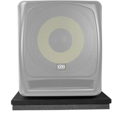 Rockville ISO 10-12 Isolation Platform Acoustic Riser Pad, 19" x 19" x 1.75", High-Density Foam, Vibration Reduction, Scratch Protection, for 10"/12" Subwoofers and Studio Monitors