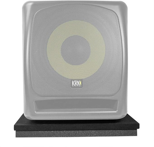 Rockville ISO 10-12 Isolation Platform Acoustic Riser Pad, 19" x 19" x 1.75", High-Density Foam, Vibration Reduction, Scratch Protection, for 10"/12" Subwoofers and Studio Monitors