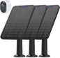 4W Solar Panel Charging Charger Compatible with Arlo Pro 3/Pro 4/Pro 5S 2K/Ultra/Ultra 2 /Go 2 only, 13.1ft Waterproof Charging Cable, IP65 Weatherproof Secure Wall Mount (3-Pack)