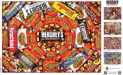 MasterPieces 1000 Piece Jigsaw Puzzle for Adults, Family, Or Youth - Hershey's Swirl - 19.25"x26.75"