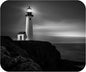 Coastal Shoreline Waves Sandy Beach Theme Mouse Pad Mat Mousepad for Desk Computer Laptop PC Gaming Home or Office Gift (Lighthouse MP04)
