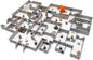 Knight Dungeon Set - Mini Dungeon Castle Cavern DND Terrain for Tabletop RPGs, Dungeons & Dragons, Pathfinder, War Gaming, and More! by DCD (200+pcs, 7sqft, 32rooms)