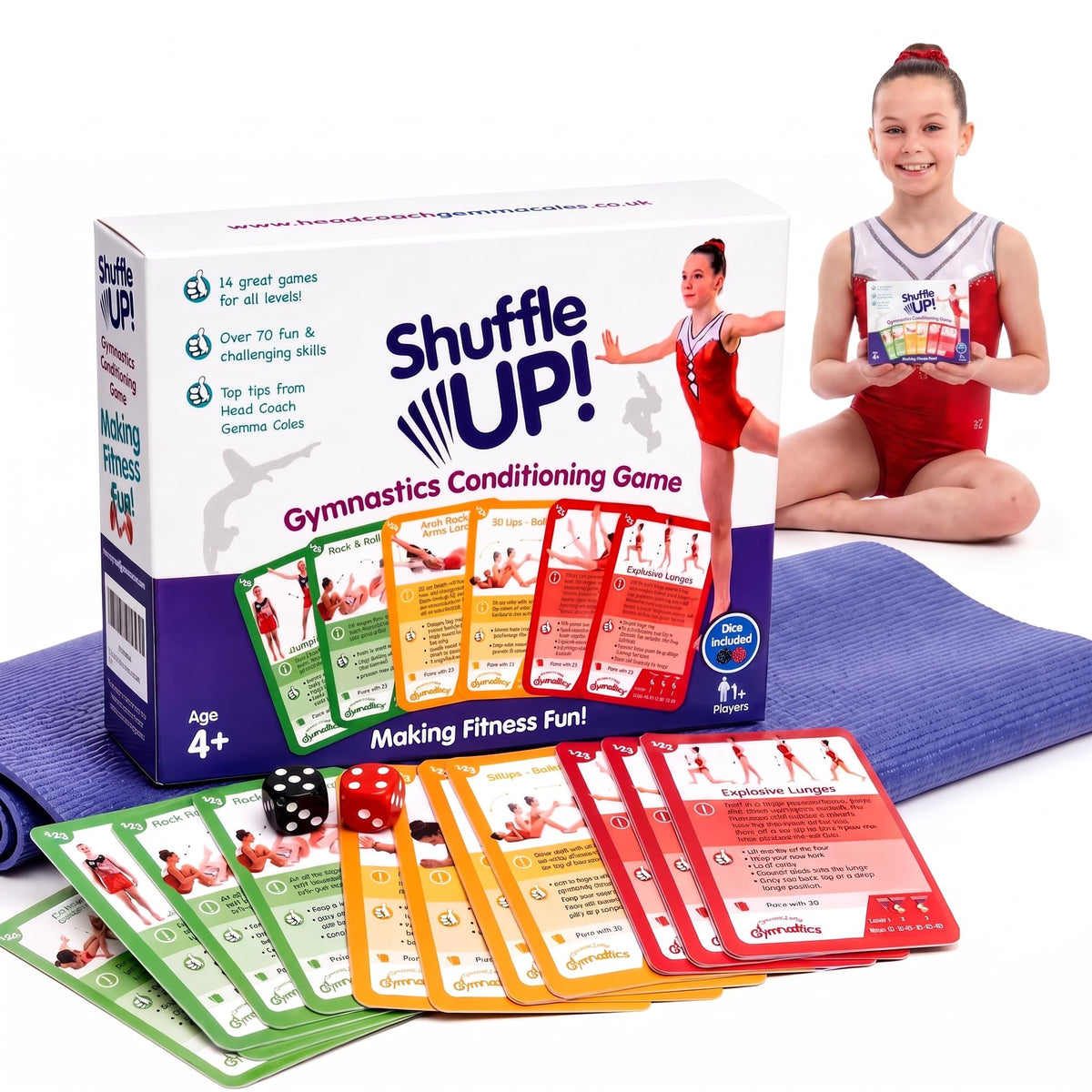 Shuffle Up Tennis Game - 70+ Skills, Tennis Kids Training Equipment Gift