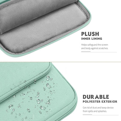 MoKo Laptop Sleeve Bag for 13.3-14 Inch, Notebook Carrying Case with Pocket Fits MacBook Pro M2 14/13/M1/Max 14.2/Air 13.6" M3/M2 2024/2022, Surface Pro 9/8 13", Mint Green