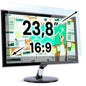VINTEZ 23.8 inch Blue Light Blocking Screen Protector Panel for 16:9 Widescreen Computer Monitor and Laptop - PC Anti-UV Eye Protection Filter Film - Anti-Scratch Diagonal Frame Shield [1 Pack]