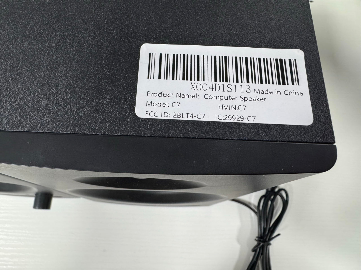 Ortizan C7 Powered Studio Monitors Pair with Bluetooth 5.3, Black
