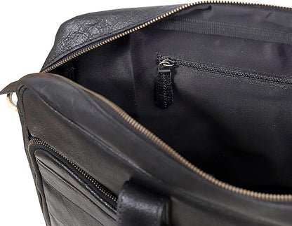 VC VINTAGE COUTURE Leather briefcase bag for men Leather Laptop Bags For Men and Women Travel Messenger Bag