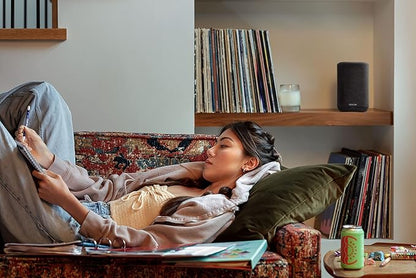 Denon Home 150 Wireless Smart Speaker – Compact Design, Wi-Fi & Bluetooth, HEOS Built-in, Alexa Built-in, Siri & AirPlay 2, Spotify Connect, Multi-Room Support, Black