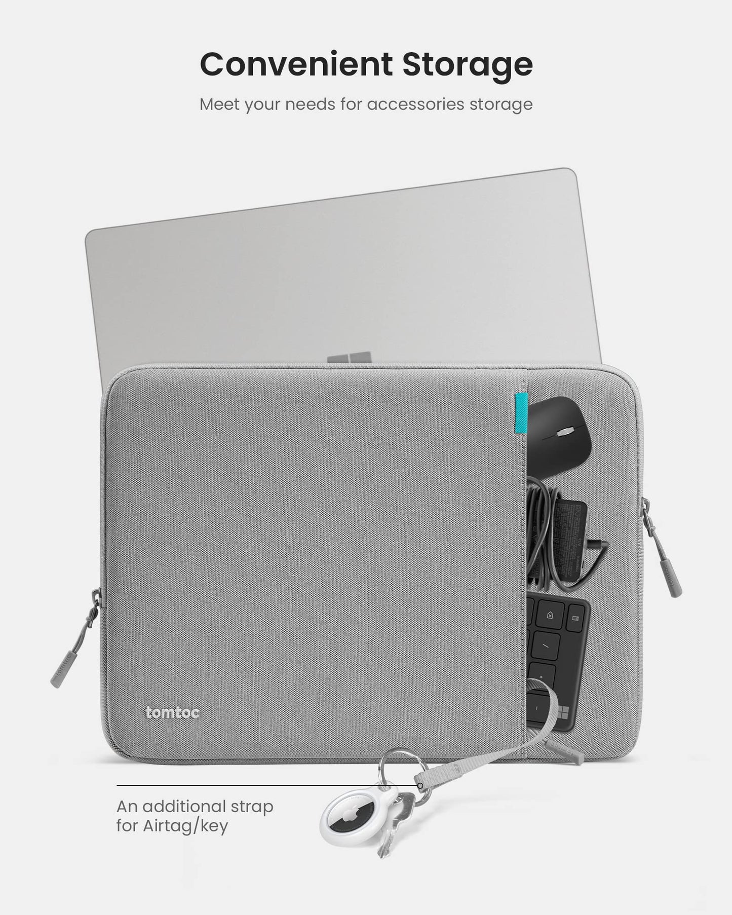 tomtoc 360° Protective Laptop Bag for 15.6" HP Lenovo Acer ASUS Dell Laptop