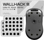 Wallhack UHMW-PE Dot Mouse Skates | Premium Universal Skates for Gaming Mice | Ultra-Smooth Glide on Cloth & Glass Pads | Customize Speed & Control | Durable, Easy to Apply | Black 7mm x 7mm