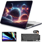 Mektron for 2026 MacBook Air 13-inch M5 Laptop Case A3449 with 13.6-inch Liquid Retina Display Fits 2025 A3240 M4 2024 A3113 M3 2023 A2681 M2 Printed Hard Shell for MacBook Air 13.6", Planets