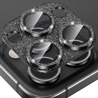 Tensea for iPhone 16 Pro/iPhone 16 Pro Max/iPhone 15 Pro/iPhone 15 Pro Max Camera Lens Protector, Metal Aluminum Alloy Tempered Glass Cover Camera Screen Protector Accessories, Case Friendly