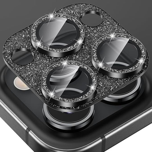 Tensea for iPhone 16 Pro/iPhone 16 Pro Max/iPhone 14 Pro/iPhone 14 Pro Max Camera Lens Protector, Metal Aluminum Alloy Tempered Glass Cover Camera Screen Protector Accessories, Case Friendly