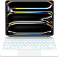 iPad Pro 13 inch case 2024 with Keyboard, Keyboard Case for iPad Pro 13-inch (M4, 2024) with 7 Colors Backlight, Multi-Touch Trackpad, Easy-Set Magnetic Stand, Auto Sleep/Wake (White)