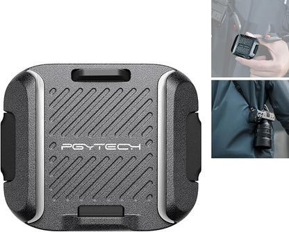 PGYTECH Camera Shoulder Strap Mount Quick Release Clamp, Aluminum Alloy QR Camera Adapter Base for Shoulder Straps Tripods Stabilizers(Only Base)