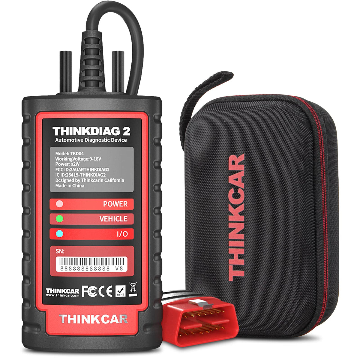 Thinkdiag2 All System Bidirectional OBD2 Diagnostic Scanner for iOS/Android