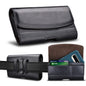Tiflook Phone Holster for iPhone 17 Pro Max iPhone 16 15 14 13 12 11 XS max 17 Air 13 Mini 12 Mini PU Leather Cell Phone Pouch with Belt Clip Loop Card Holder Carrying Case,Black