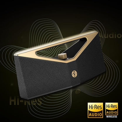BUGANI Bluetooth Speaker Loud 160W,Waterproof Large Bluetooth Speaker Subwoofer Hi-Res Audio, 12H Playtime Party Outdoor Speakers for Camping, Beach, Golden