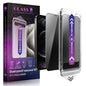 SHANG PIN JIA 2 Pack Screen Protector Tempered Glass for iPhone 15 Pro Max 6.7-Inch Auto Dust Removal, No Bubbles, High Definition Clear, Easy Installation