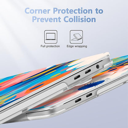 for MacBook Pro 16 inch Case 2019 2020 Release Model A2141, Plastic Hard Shell Cover with Keyboard Cover & Screen Protector for MacBook Pro 16 inch with Touch Bar & Touch ID, Ornament