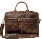 VC VINTAGE COUTURE Leather briefcase bag for men Leather Laptop Bags For Men and Women Travel Messenger Bag