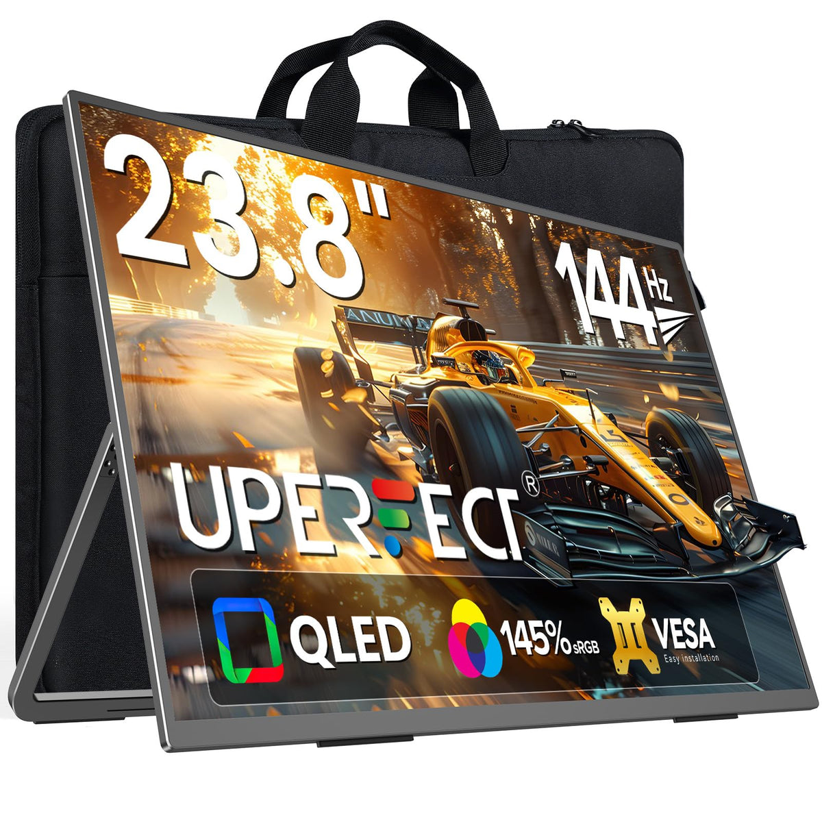 UPERFECT 18.5" 120Hz Portable Monitor, 125% sRGB Large Gaming Monitor