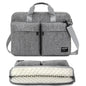 KINGSLONG Slim 17.3 inch Laptop Bag Sleeve Carrying Case with Shoulder Strap, Notebook Ultrabooks Computer Handbag Cover for Men Women Fit for Acer Asus Lenovo HP Toshiba Grey