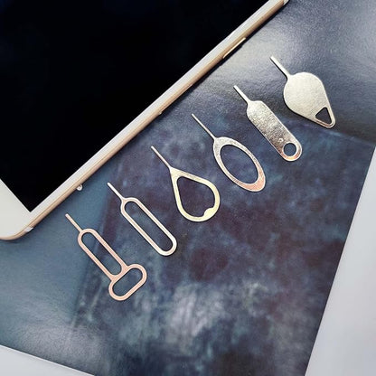 Medsuo 6pcs SIM Card Removal Tool Card Tray Eject Pins Needle Opener Ejector Needle Pin Remover for Smart Phones Samsung Galaxy LG Huawei Google HTC iPhone iPods iPad Tablets