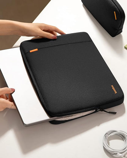 tomtoc 360 Protective Laptop Sleeve Set for 15-inch MacBook Air M4/A3241 2025, M3/A3114 M2/A2941, 15-inch MacBook Pro A1990 A1707, Dell XPS 15 Plus, Water-Resistant Laptop Case with Accessory Pouch