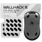 Wallhack PTFE Dot Mouse Skates | Premium Universal Skates for Gaming Mice | Ultra-Smooth Glide on Cloth & Glass Pads | Customize Speed & Control | Fast, Easy to Apply | Black 7mm x 7mm