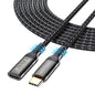 USB C Extension Cable 10ft,usb c female to usb c male cable long,usc to usc extender cable usb 3.2 Extension 240W PD Fast Charging 20 Gbps Compatibility with Laptop Tablet Mobile Phone and more