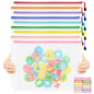 VVCOIIROEI 10pcs Mesh Zipper Pouch Bags, 10 Sizes Zipper Bags for Organizing, Mesh Bags with Zipper, 10 Colors Plastic Zipper Pouches, Puzzle Bags, Board Game Storage Bags, Travel Pouch
