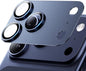 Hoerrye for iPhone 17 Pro Camera Lens Protector - [12FT Shatterproof Military Grade] [Strong Adsorption] Top 9H+ Tempered Glass Camera Screen Full Protective Cover Case Friendly,Deep Blue